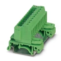Phoenix Contact UMSTBVK 2.5/12-GF-5.08 Series DIN Rail Connector Green, 12 Positions, 2.5 mm², Screw Termination 1788020