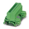Phoenix Contact UMSTBVK 2.5/12-GF-5.08 Series DIN Rail Connector Green, 12 Positions, 2.5 mm², Screw Termination 1788020