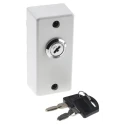 RS PRO Key Switch Surface 1P Key Switch White Polycarbonate Housing 90x38x30mm 918-4738