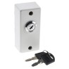 RS PRO Key Switch Surface 1P Key Switch White Polycarbonate Housing 90x38x30mm 918-4738