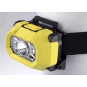 RS PRO ATEX LED Head Torch 200 lumens 100 m Beam Distance Black Plastic Housing 3 x AAA Battery Powered 890-3001