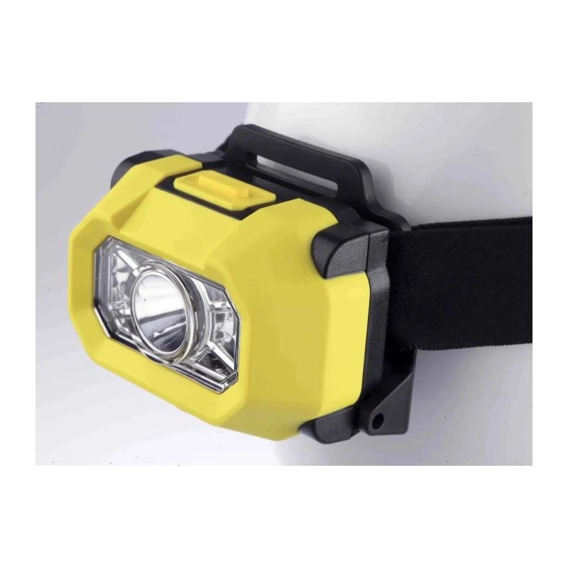 RS PRO ATEX LED Head Torch 200 lumens 100 m Beam Distance Black Plastic Housing 3 x AAA Battery Powered 890-3001
