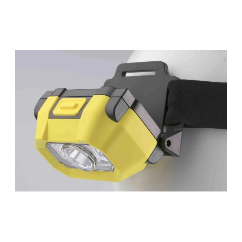 RS PRO ATEX LED Head Torch 200 lumens 100 m Beam Distance Black Plastic Housing 3 x AAA Battery Powered 890-3001