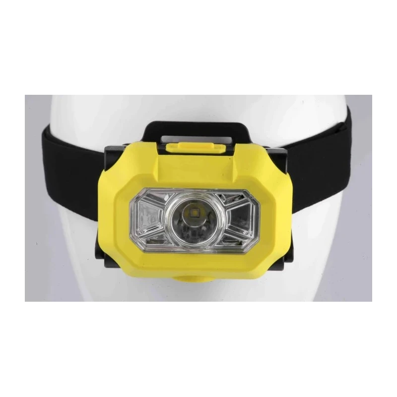 RS PRO ATEX LED Head Torch 200 lumens 100 m Beam Distance Black Plastic Housing 3 x AAA Battery Powered 890-3001