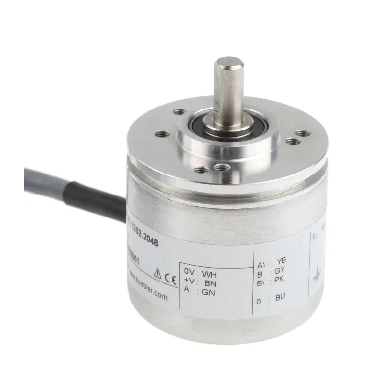 Kubler KIS40 Series Incremental Encoder RS422 Interface 5V DC Supply 40mm Width 61.3mm Depth 8.KIS40.1362.2048