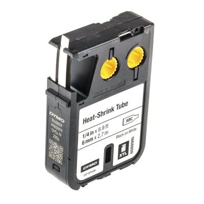 Dymo XTL Black on White Label Printer Tape 6 mm Width, 2.9 m Length, 54 mm Label Width 1868809