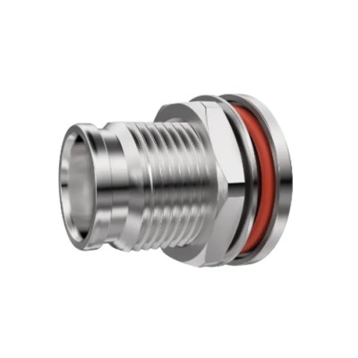 Telegartner 2.2-5 Series Coaxial Connector Bulkhead Female 50 Ω Straight Body Solder J01461A0004