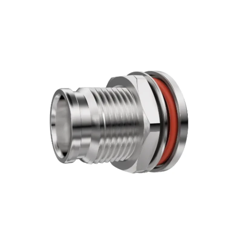 Telegartner 2.2-5 Series Coaxial Connector Bulkhead Female 50 Ω Straight Body Solder J01461A0004