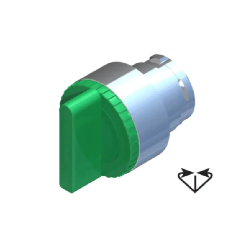 RS PRO 3 Position Illuminated Selector Switch Head, 22.5 mm Cutout, Green Handle, IP65 238-3916