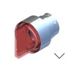 RS PRO 2 Position Illuminated Selector Switch Head, 22.5 mm Cutout, Red Handle, Maintained Operation, IP65, Italy 238-3910