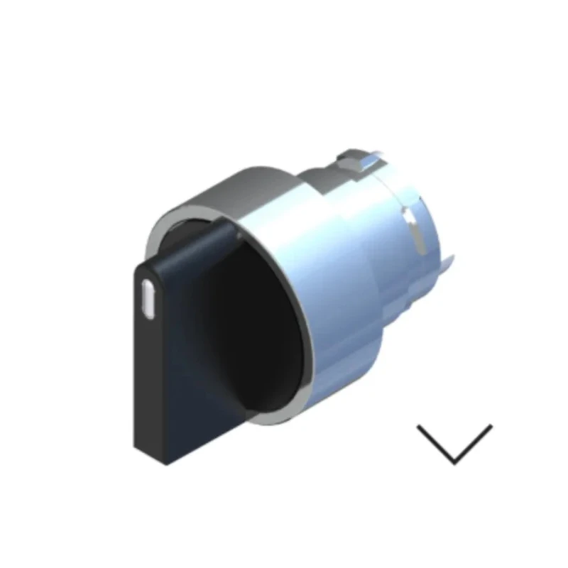 RS PRO 2 Position Selector Switch Head, 22.5 mm Cutout, Black Handle, Maintained Switch Operation, IP65 IP65