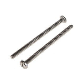 RS PRO Slot Pan Stainless Steel Machine Screw M5 Thread, 75 mm Length 914-1608