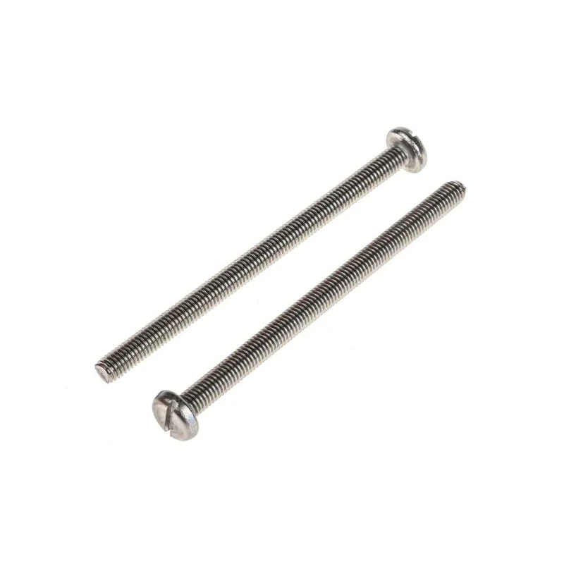 RS PRO Slot Pan Stainless Steel Machine Screw M5 Thread, 75 mm Length 914-1608