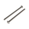 RS PRO Slot Pan Stainless Steel Machine Screw M5 Thread, 75 mm Length 914-1608
