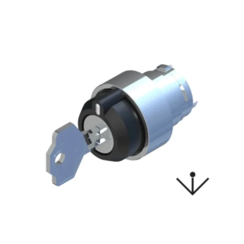 RS PRO 3-position Maintained Key Switch Head, Chrome Plated Body, 22.5 mm Cutout, IP65 Rated, Italy 238-3930