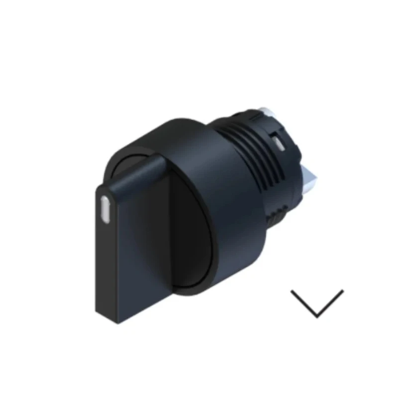 RS PRO 2 Position Selector Switch Head 22.5 mm Cutout Black Handle IP65 IP65