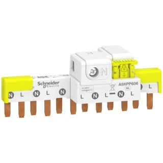 Schneider Electric Acti9 iDT40 1 Phase 63A Rated Current 9 mm Pitch Busbar A9XPP606