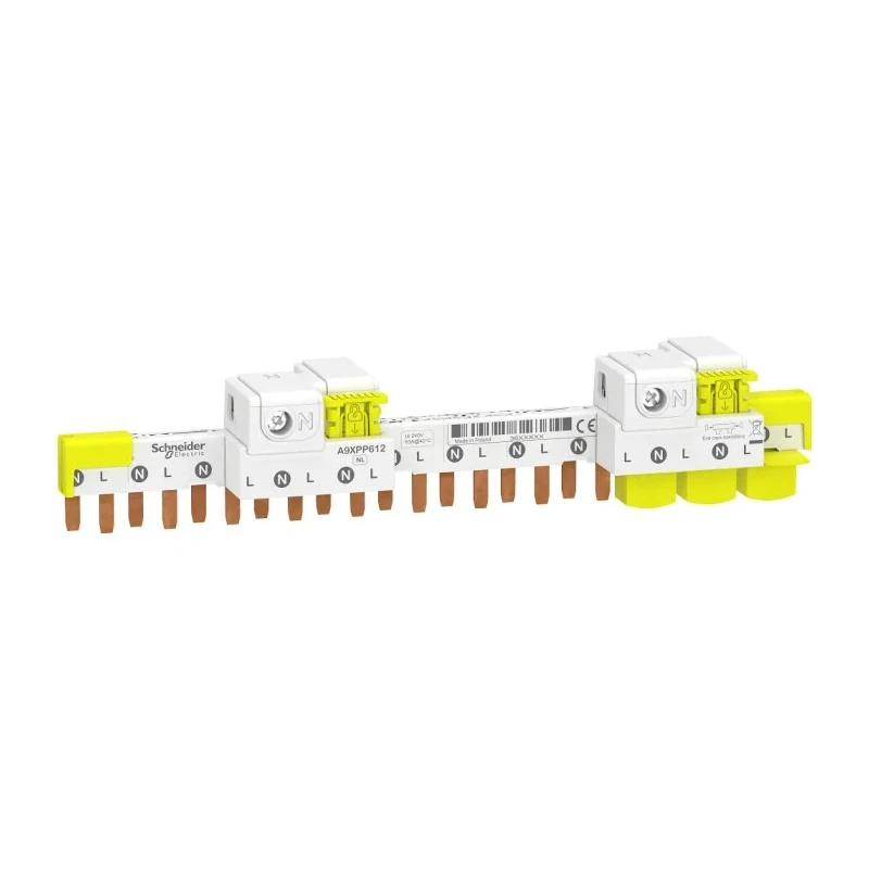 Schneider Electric Acti9 Acti9 iDT40 1 Phase Busbar 9 mm Pitch 63A Current Rating A9XPP612