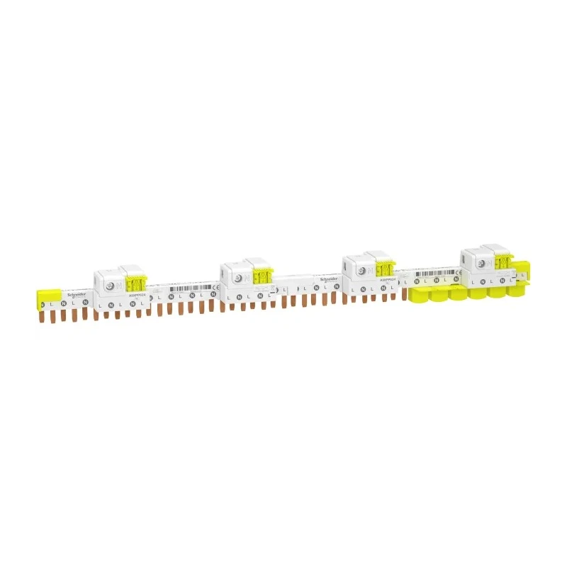 Schneider Electric Acti9 iDT40 1 Phase 63A Current Rating Busbar 9 mm Pitch A9XPP624