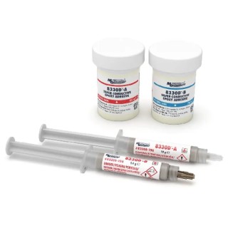 MG Chemicals Silver Conductive Epoxy Adhesive Super Glue Syringe 19.4 g 8330D-19G