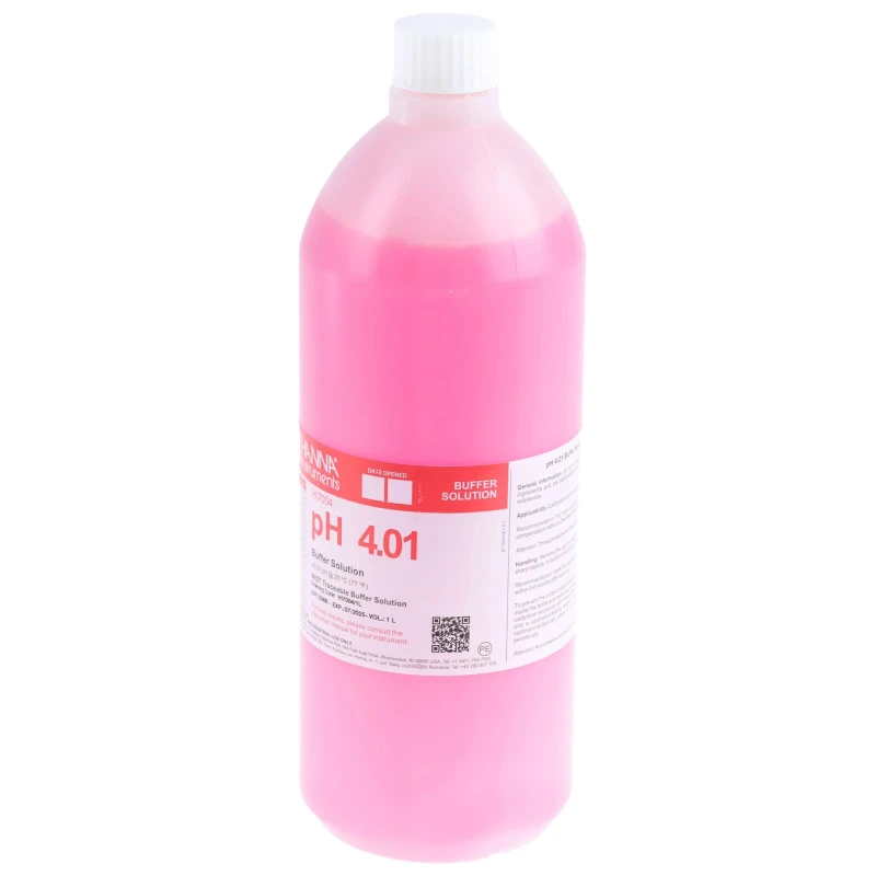 Hanna Instruments Buffer Solution 1 L Bottle 4.01 pH HI-7004/1L