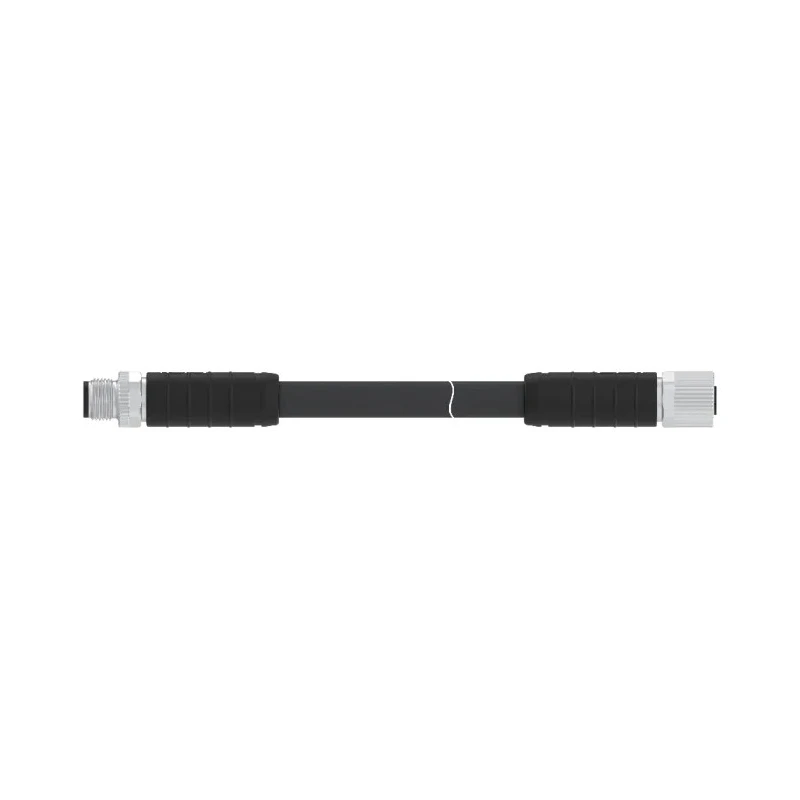 TE Connectivity Male 4 Way Straight to Female 4 Way Straight Sensor Actuator Cable 1.5m T4152599L14-003