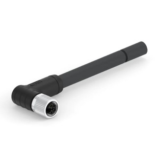 TE Connectivity Sensor Actuator Cable Female 5 way M12 to Female 5 way M12, 63V, 1.5 m, Polyvinyl Chloride T4151499L25-003