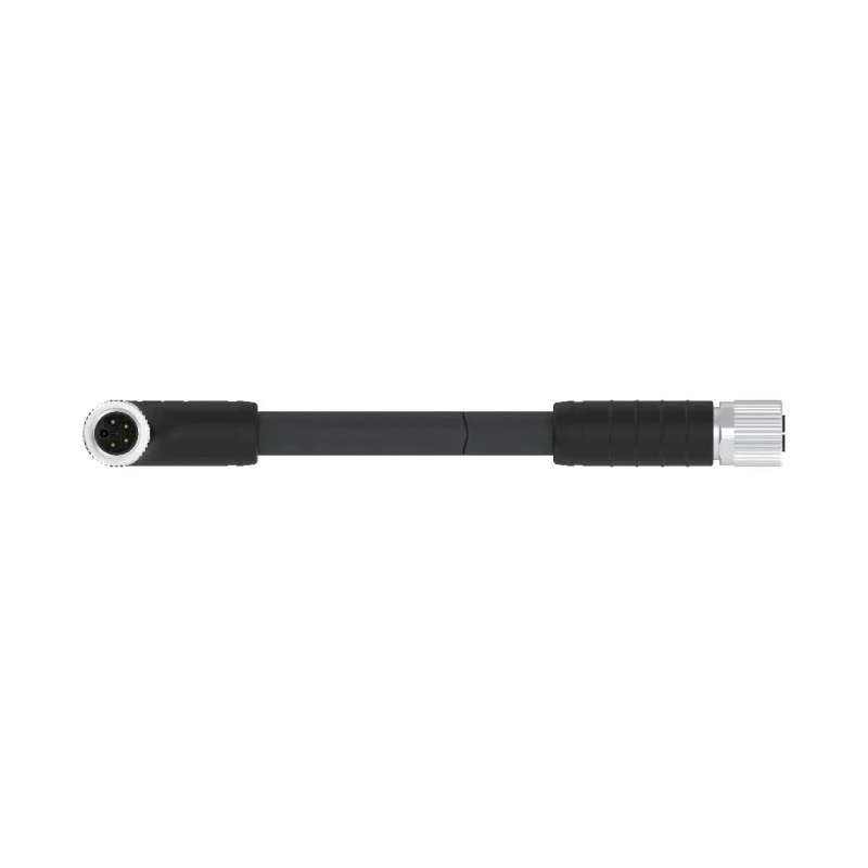 TE Connectivity Sensor Actuator Cable Male 4 way Right Angle to Female 4 way Straight 2 m 63V IP67 T4152AC9L14-020
