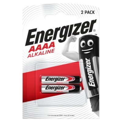 Energizer Alkaline AAAA Battery 1.5 V 550mAh Lightweight Primary Cell 7638900202410