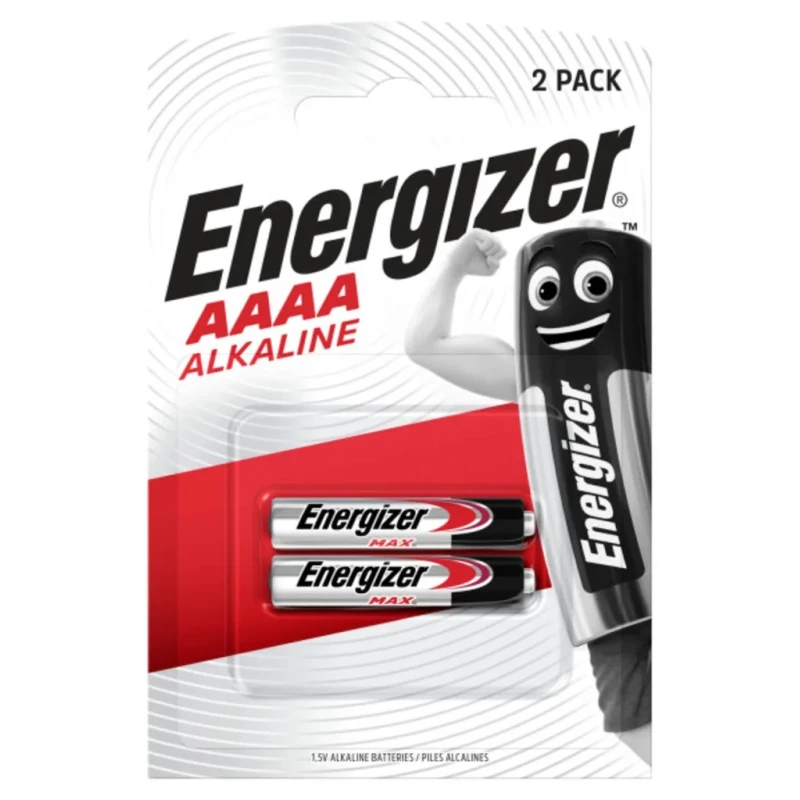 Energizer Alkaline AAAA Battery 1.5 V 550mAh Lightweight Primary Cell 7638900202410