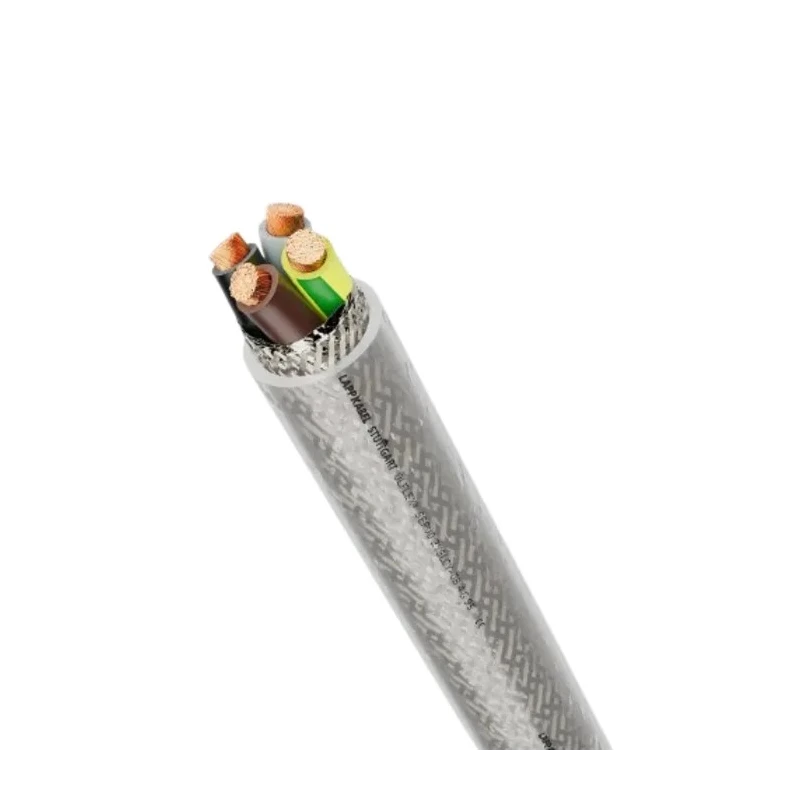 Lapp CY Control Cable 4 Cores 11 AWG 50 m Screened Stranded Transparent Polyethylene Sheath 36427