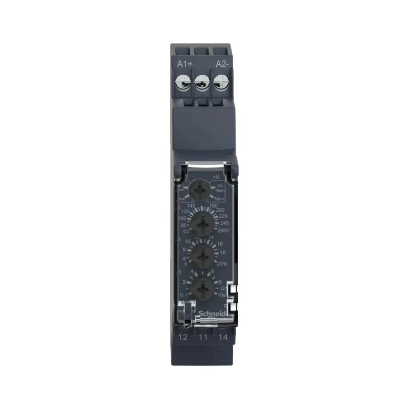 Schneider Electric Monitoring Relay, 1 Phase, SPDT, DIN Rail Mount, 48V AC/DC, 5A Contact Current RM17UAS16