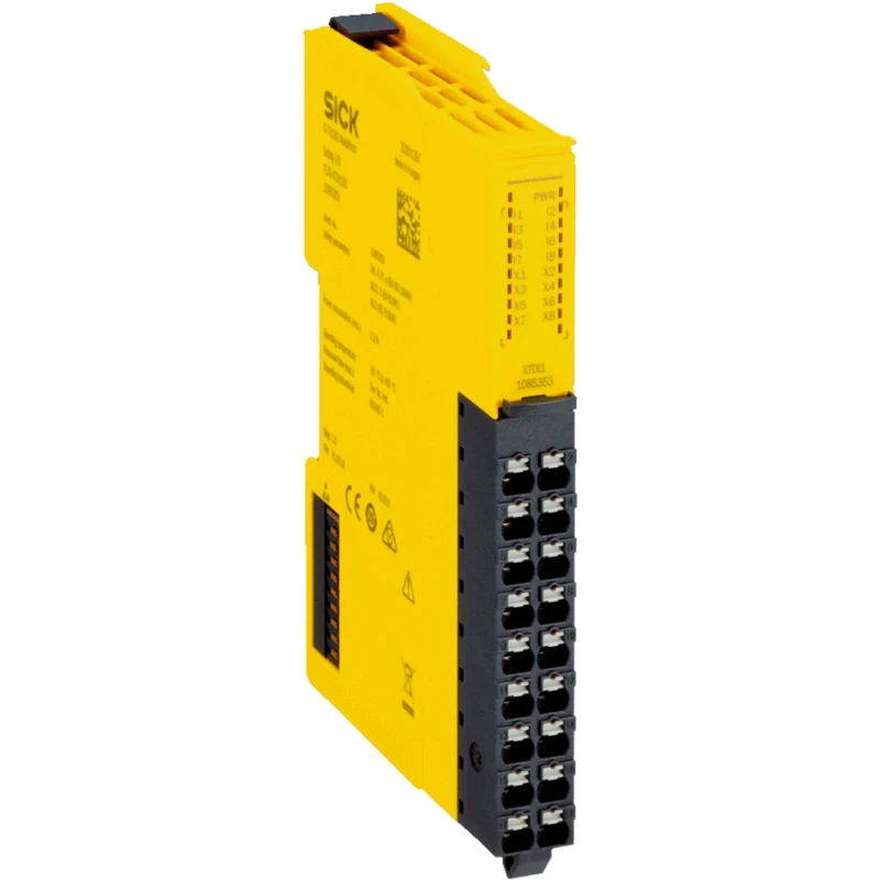 SICK FLX Series Input/Output Module 8 Inputs 8 Outputs 24V, DIN Rail Mount FLX3-XTDI100