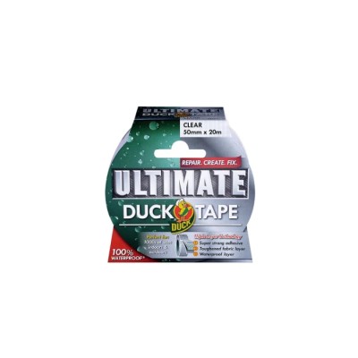 DUCK TAPE High Strength Clear Gloss Finish Duct Tape 50 mm Width x 20 m Length 222150