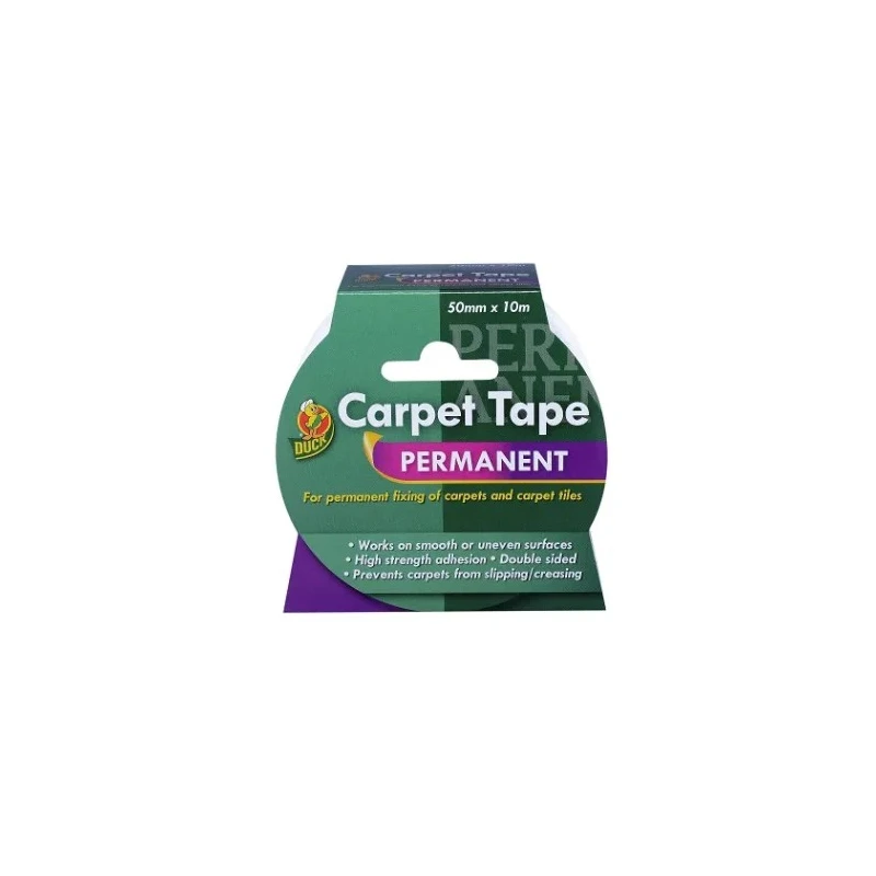 DUCK TAPE Clear Double Sided Adhesive Square Polyethylene Backing 50mm x 10m 260507