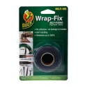 DUCK TAPE Black Self-Amalgamating Tape 25mm Width x 3m Length, 0.5mm Thickness, High Temp 283037