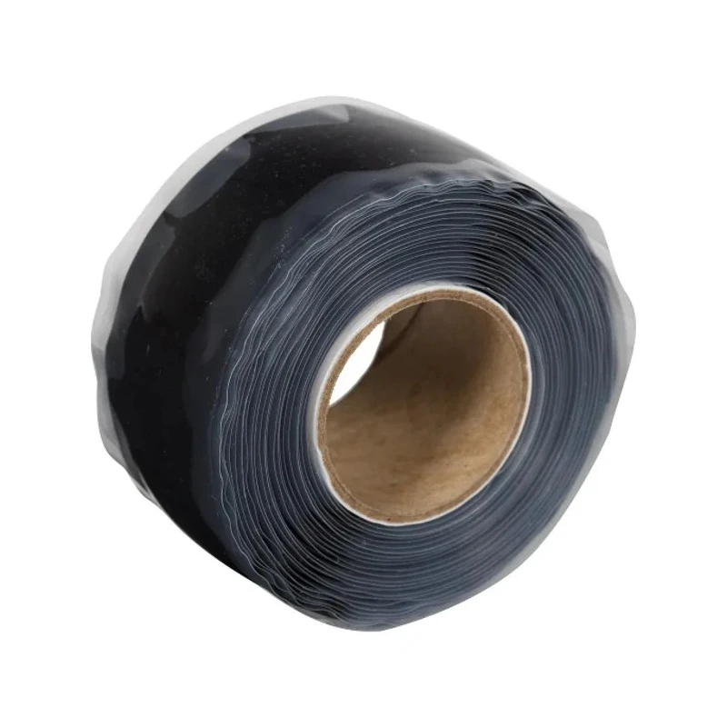 DUCK TAPE Black Self-Amalgamating Tape 25mm Width x 3m Length, 0.5mm Thickness, High Temp 283037