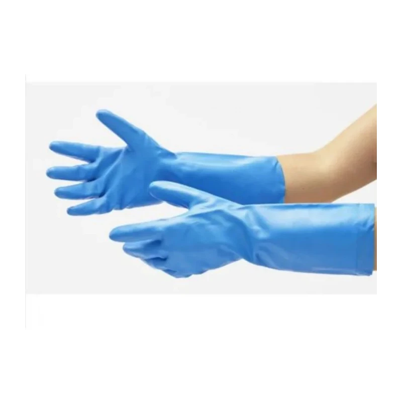 Pro Fit Blue Nitrile Gloves Size 9, Flock Lined, Oil Resistant, EN 388:2016 4.1.0.1.X, EN ISO 374-1:2016 Type A, G525-09