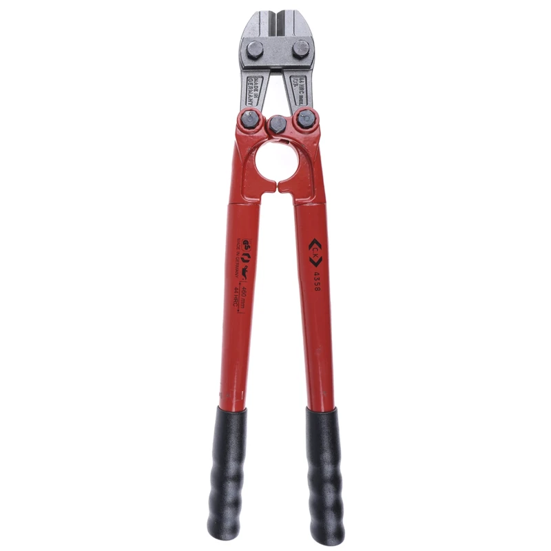 CK 450mm Polyvinyl Chloride Handle 7 mm Cutting Capacity High Alloy Steel Bolt Cutter T4358 18