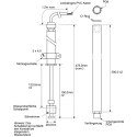 Cynergy3 Extension Tube for RSF64 Series Float Switches PVC Class 7 306mm Length RSF64EXT