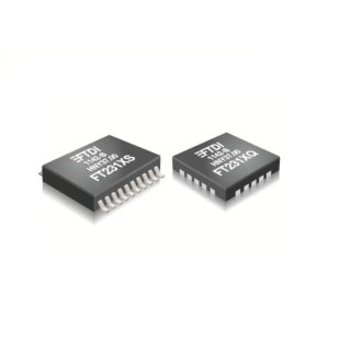 FTDI Chip USB Controller USB 2.0, 3.15 Mbps Data Rate, 5.5V Supply, 20-Pin Surface Mount FT231XS-U