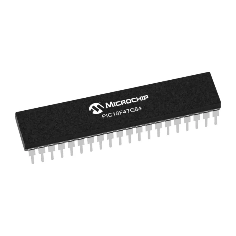 Microchip 8 bit PIC PIC18F Microcontroller 64 MHz 128kB FLASH 40-Pin PDIP PIC18F47Q84-I/P
