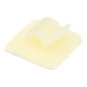 RS PRO Natural Polyamide 66 Self-Adhesive Round Cable Clip 4.9 mm Max Bundle Diameter 52.2x56.8x9.1 mm 216-3629