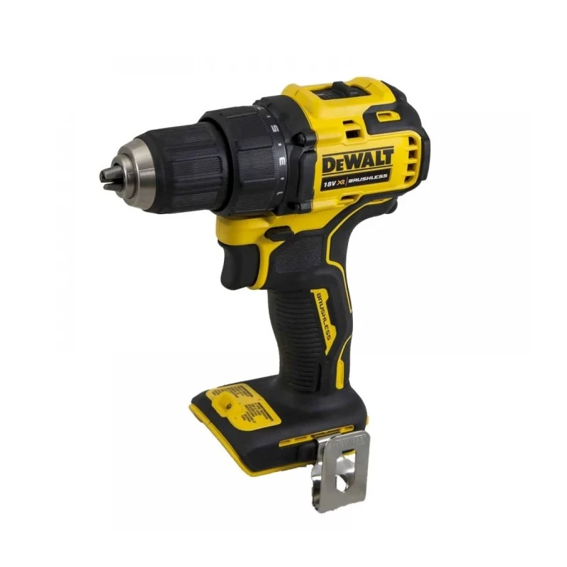 DeWALT Cordless Brushless 340 W Drill Driver 18 V 1.5 to 13 mm Keyless Chuck 65 Nm Torque DCD708