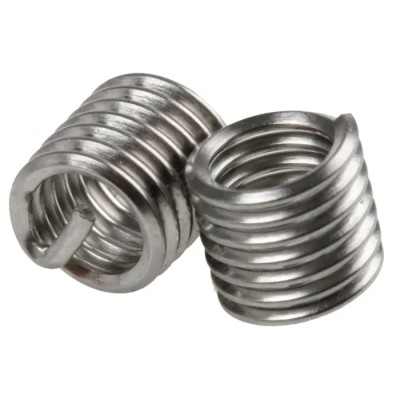 Recoil Thread Repair Insert, Drill Size 4.2 mm, Thread Length 6 mm, Stainless Steel 304, Model 25043