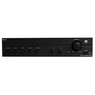 TOA 120W 1 Channel Mixer Power Amplifier 240V, 50Hz-20kHz Frequency Response A-2120DD