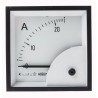 HOBUT Analogue Panel Ammeter 25 A AC, 72 mm x 72 mm, Class 1.5 Moving Iron D72SD
