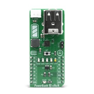 MikroElektronika PowerBank Click Power Management Evaluation Board for RT9480 MIKROE-4116