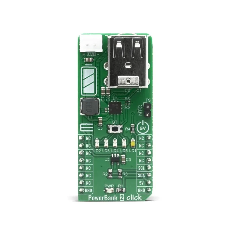 MikroElektronika PowerBank Click Power Management Evaluation Board for RT9480 MIKROE-4116