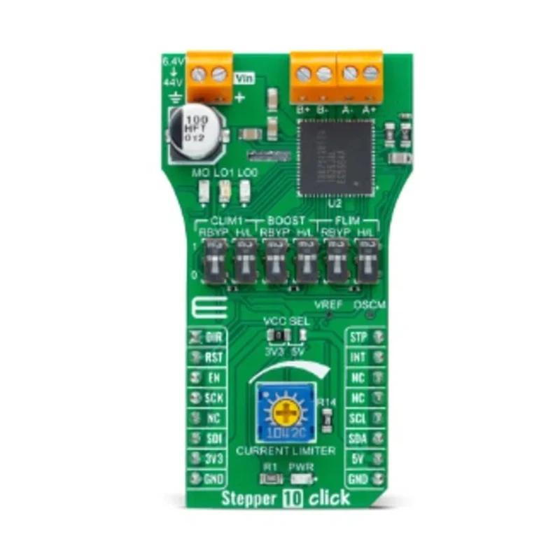 MikroElektronika Stepper Motor Driver Evaluation Board 3.3V/5V PWM Constant Current for TB67S128FTG MIKROE-4138